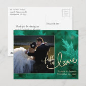 Herfst in liefde in het najaar | Jade Green Photo- Briefkaart (Voorkant / Achterkant)