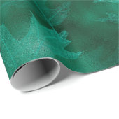 Herfst in liefde in het najaar | Lagere groene bla Cadeaupapier (Rol Hoek)