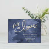 Herfst in liefde in het najaar | Meerbessen bruilo Kaart (Staand voorkant)