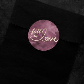 Herfst in liefde in het najaar | Meerbessen, jasse Ronde Sticker