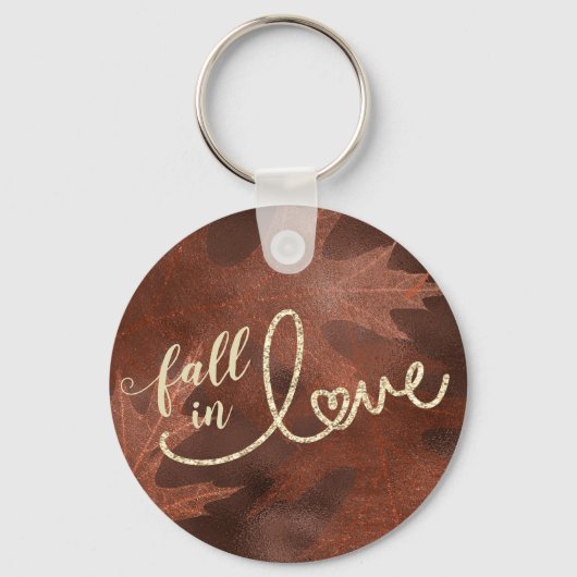 Herfst in liefde in het najaar | Rustic Boho Chic  Sleutelhanger (Voorkant)