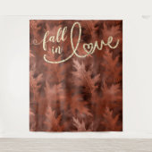 Herfst in liefde in het najaar | Rustige fotoachte Wandkleed (Voorkant)