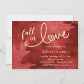 Herfst in liefde in het najaar | Rustige Thanksgiv Kaart (Voorkant)