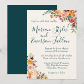 Herfst in Liefde Kaart (Voorkant / Achterkant)