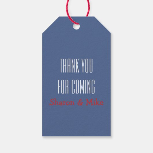 Herfst in liefde kitsch feest cadeau Labels Cadeaulabel (Achterkant)