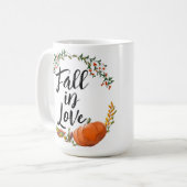 Herfst in liefde koffiemok (Voorkant links)