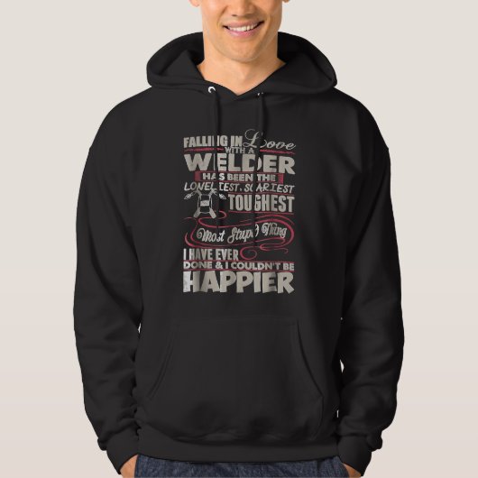 Herfst in liefde lasser eenzaamste engste engste e hoodie (Voorkant)
