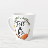 Herfst in liefde latte mok (Linkerhoek)