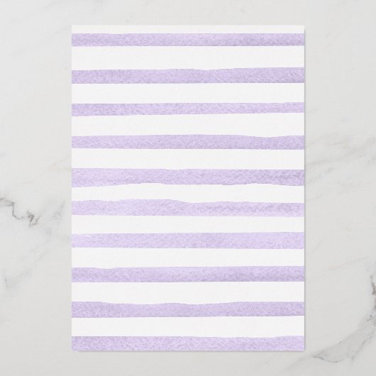 Herfst in Liefde Lavendel Pumpkin Plum Vrijgezelle Folie Uitnodiging (Achterkant)