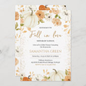 Herfst in Liefde met Baby Baby shower Kaart (Voorkant / Achterkant)