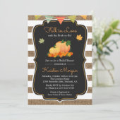 Herfst in liefde met bride om het najaar Vrijgezel Kaart (Staand voorkant)