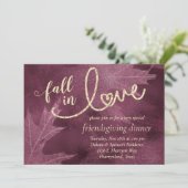 Herfst in liefde met herfst | Mulberry Friendsgivi Kaart (Staand voorkant)