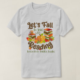 Herfst in liefde met lezen Brenda K Davies boeken T-shirt