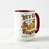 Herfst in liefde met lezen Dustin Stevens boeken Mok (Voorkant rechts)