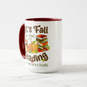 Herfst in liefde met lezen Dustin Stevens boeken Mok (Voorkant links)