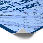 Herfst in liefde met lezen poster (Hoek)