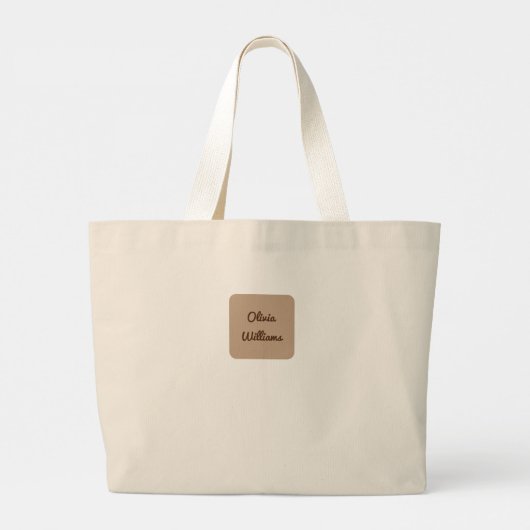 Herfst In Liefde Met Roze Herfst Cadeaus Grote Tote Bag (Achterkant)