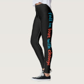 "Herfst in liefde met verandering" Leggings (Links)