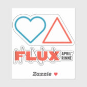 "Herfst in liefde met verandering" Vinyl Sticker (Vel)