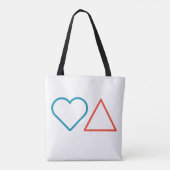 "Herfst in liefde met verandering" Witte Canvas ta Tote Bag (Achterkant)