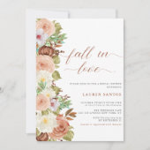 Herfst in liefde - Minimale herfst Vrijgezellenfee Kaart (Voorkant)