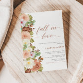 Herfst in liefde - Minimale herfst Vrijgezellenfee Kaart