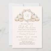 Herfst in liefde minimalistisch herfstfeest Baby s Kaart (Voorkant)