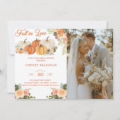 Herfst in liefde minimalistisch Vrijgezellenfeest Kaart (Voorkant)