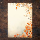 Herfst in liefde mooie herfstbladeren herfstbruilo kaart