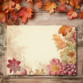 Herfst in liefde mooie herfstbladeren herfstbruilo RSVP kaartje