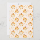 Herfst in Liefde Neutraal Baby shower Kaart (Achterkant)