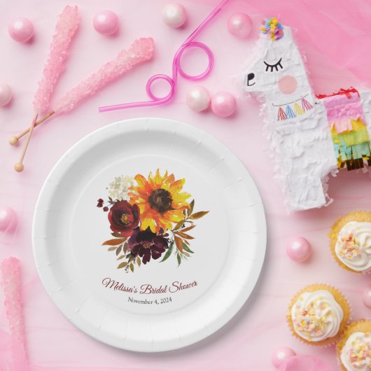 Herfst in Liefde Papier Bord (Feest)