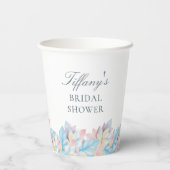 Herfst in Liefde Pastel Blue Pumpkin Vrijgezellenf Papieren Bekers (Achterkant)