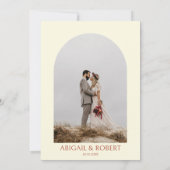 Herfst in liefde perzik bloemenborder dennenappel  kaart (Achterkant)