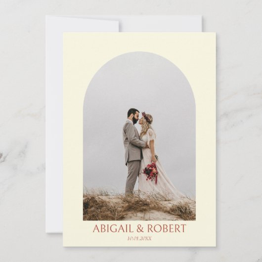 Herfst in liefde perzik bloemenborder dennenappel kaart (Achterkant)