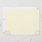 Herfst in liefde pompoen herfst Baby shower foto Kaart (Achterkant)