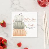 Herfst in Liefde Pompoen Herfst Baby shower Servet (Insitu)