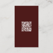 Herfst in Liefde Pompoen Herfst Trouwen QR Code RS Informatiekaartje (Achterkant)