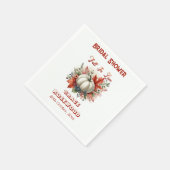 Herfst in liefde pompoen land rustiek Vrijgezellen Servet (Hoek)