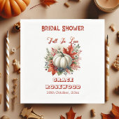 Herfst in liefde pompoen land rustiek Vrijgezellen Servet