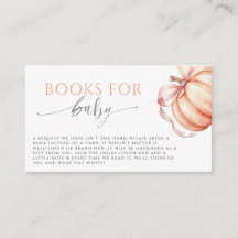 Herfst in Liefde Pompoen Roze Bow Boeken voor Baby