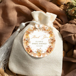 Herfst in Liefde Pompoen Vrijgezellenfeest Dank U Bedankjes Labels