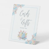 Herfst in Liefde Pompoen Vrijgezellenfeest Kaarten Reclamebord Met Voetstuk (Voorkant)