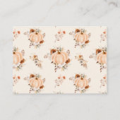 Herfst in Liefde Pompoen Vrijgezellenfeest Recept  Informatiekaartje (Achterkant)