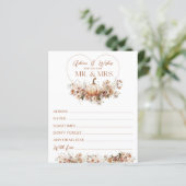 Herfst in liefde Pompoen Wildflower Vrijgezellenfe (Staand voorkant)