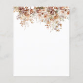 Herfst in liefde Pompoen Wildflower Vrijgezellenfe (Achterkant)