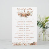 Herfst in liefde Pompoen Wildflower Vrijgezellenfe (Staand voorkant)