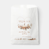 Herfst in liefde Pompoen Wildflower Vrijgezellenfe Bedankzakje (Voorkant)