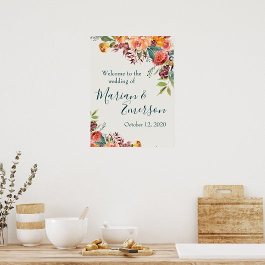 Herfst in Liefde Poster (Keuken)