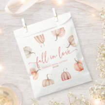 Herfst in liefde roze pompoen Vrijgezellenfeest